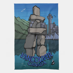 Vancouver Towel Vancouver Souvenir Tea Towel