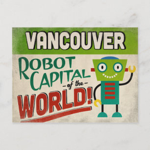 Vancouver Washington Robot - Funny Vintage Postcard