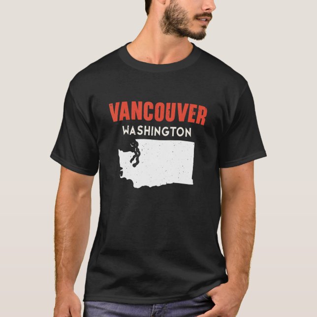 Vancouver Washington USA State America Travel Wash T-Shirt (Front)