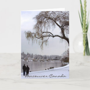 Vancouver Winter Cards Romantic Canada Cards