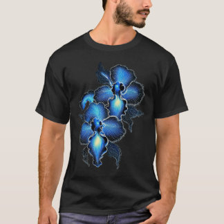 Vanda Blue Orchid Flower Plant Florist Gardener T-Shirt