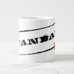VANDAL★ Mug (White Text and Red Star)