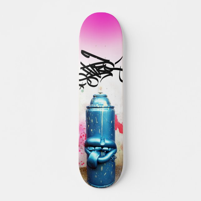 Vandal Spray can Skateboard (Front)