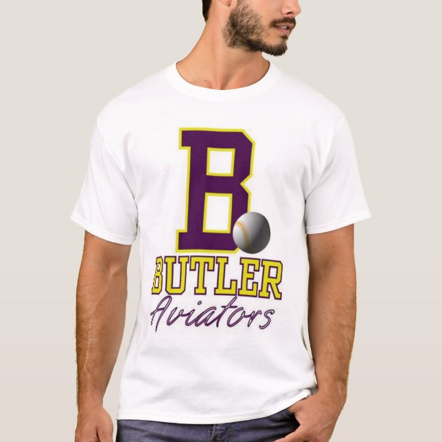 Vandalia-Butler "Damon Dues Original" Baseball T-Shirt (Front)