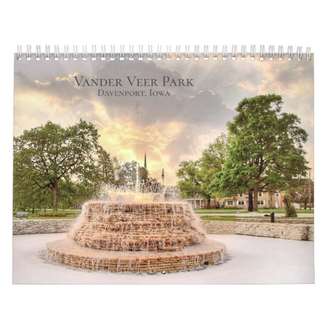 Vander Veer Park Davenport Iowa Calendar (Cover)