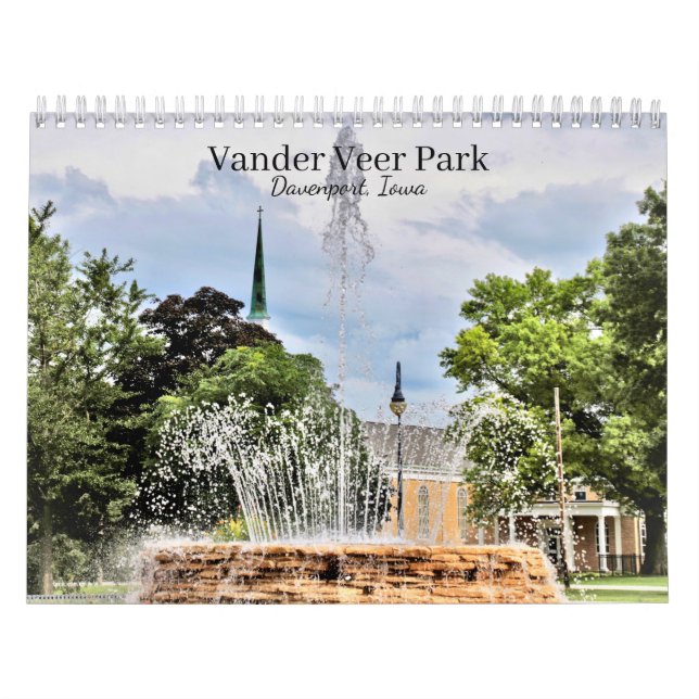 Vander Veer Park (Davenport, Iowa) Calendar (Cover)