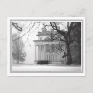 Vanderbilt Mansion In Winter Postcard