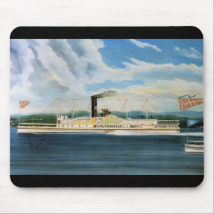 Vanderbilt steamboat 1847 mouse pad