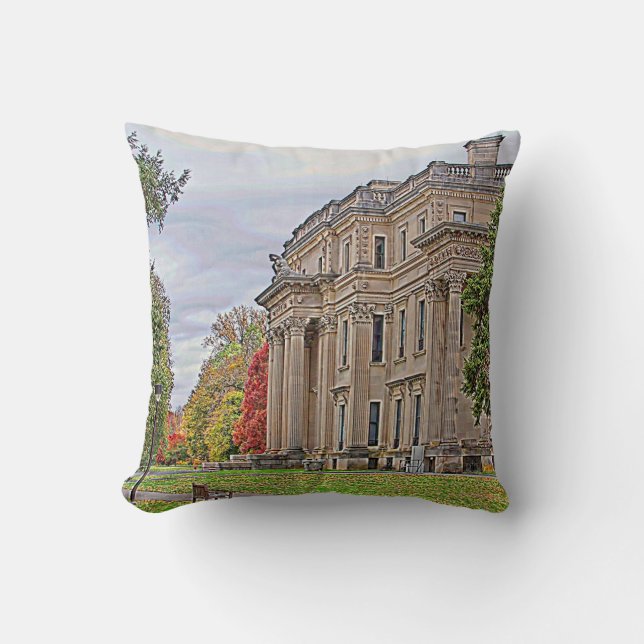 Vanderbuilt Mansion Cushion (Front)