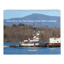 Vane Bros. Tugs On The Hudson River 2024 Calendar