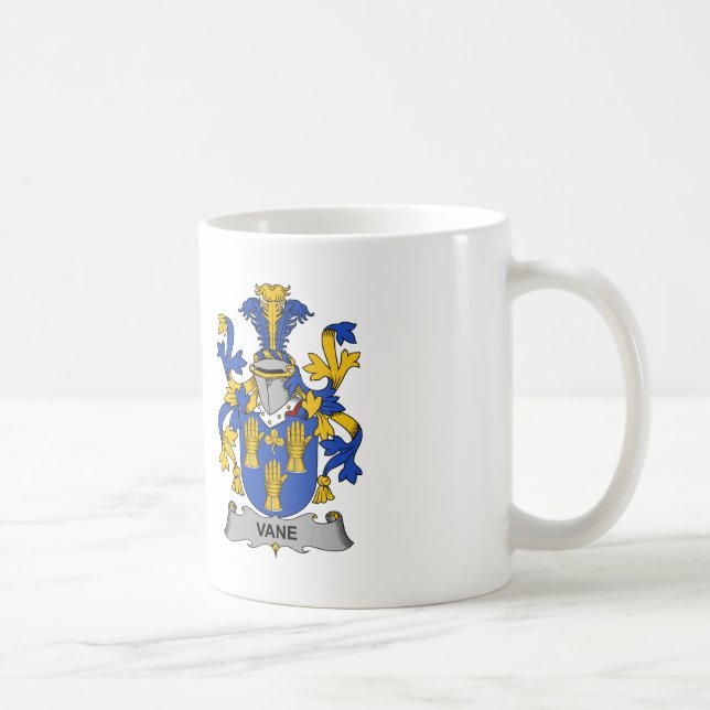 Vane Family Crest Coffee Mug (Right)