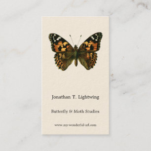 Vanessa cardui - The Painted Lady Butterfly Busine Business Card