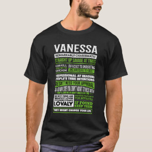 Vanessa Girl Name Definition T-Shirt