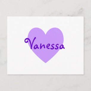 Vanessa in Purple Postcard