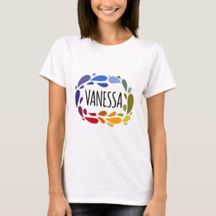 Vanessa Name Cute Colourful Gift Named Vanessa T-Shirt