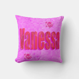 Vanessa Name Logo, Cushion