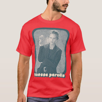 Vanessa Paradis Retro Style 80s Francophile Design T-Shirt