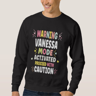 VANESSA Personalised Women's  Custom VANESSA Sweatshirt