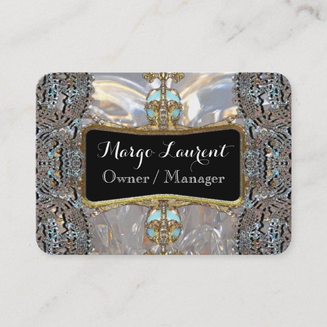 Vanfacture Elegant Professional Round Business Card (Front)
