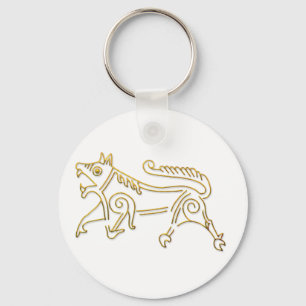 Vang Runestone-gold outline keychain