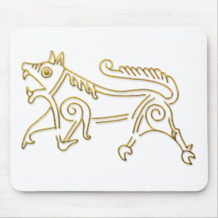 Vang Runestone-gold outline mousepad