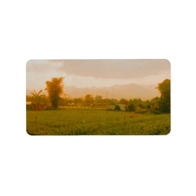 Vang Vieng - Laos  Label (Front)