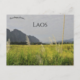 Vang Vieng Laos Postcard