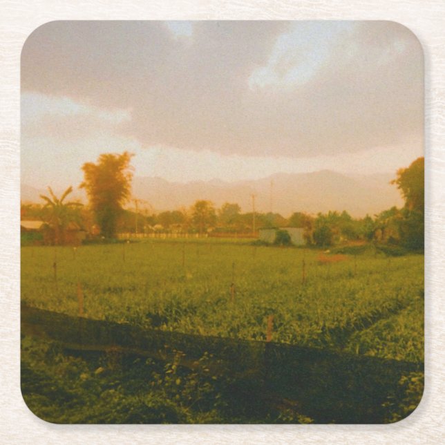Vang Vieng - Laos  Square Paper Coaster (Front)