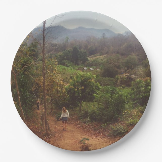 Vang Vieng Paper Plate (Front)