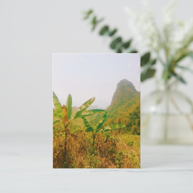 Vang Vieng Trail - Laos Postcard (Standing Front)