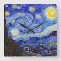 VanGoghの“Starry Night”の壁掛け時計,No.03