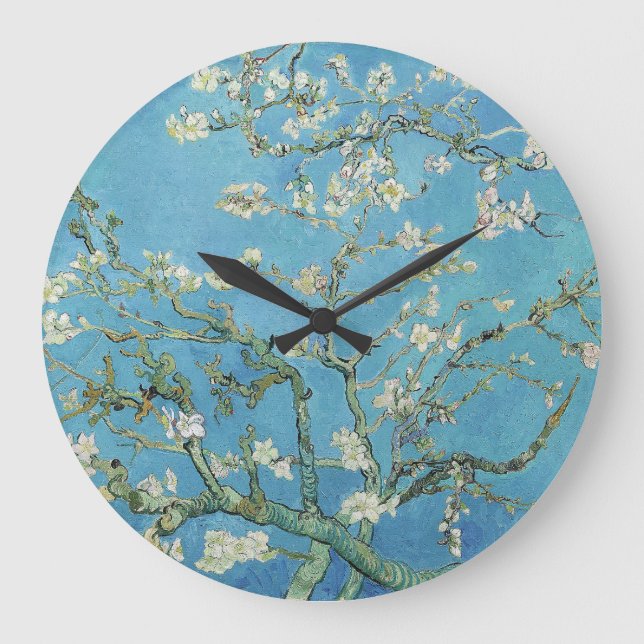 VanGogh , “ Almond Blossom ” Large Clock (Front)