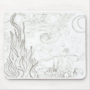 VanGogh-jlp-Stationery, ©jlp Mouse Pad