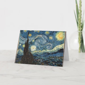 vangogh-starry night edit card
