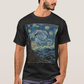 vangogh-starry night edit T-Shirt
