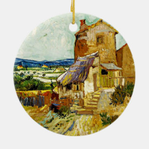 VanGogh - The Old Mill Ceramic Tree Decoration