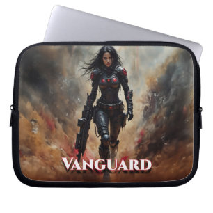 Vanguard – Futuristic Female Warrior Laptop Sleeve