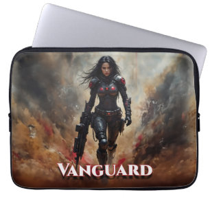 Vanguard – Futuristic Female Warrior Laptop Sleeve