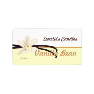 Vanilla Bean Labels