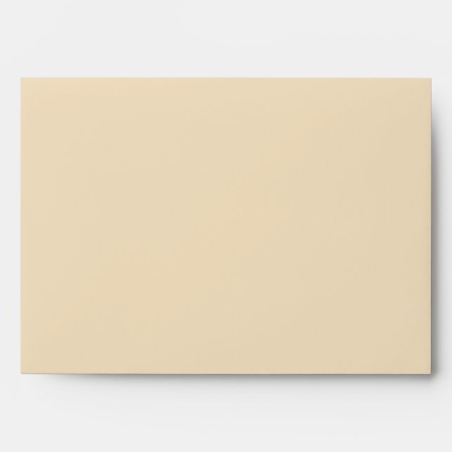 Vanilla Beige Solid Colour Envelope (Front)