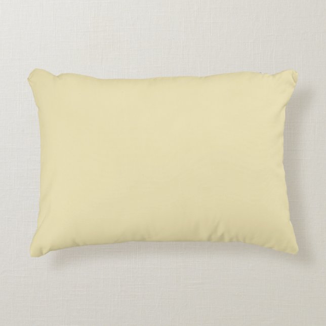Vanilla Butter Solid Decorative Cushion (Front)