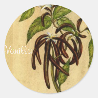 Vanilla Classic Round Sticker