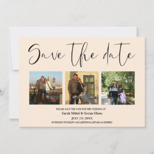 Vanilla Couple Photos Wedding Save the date