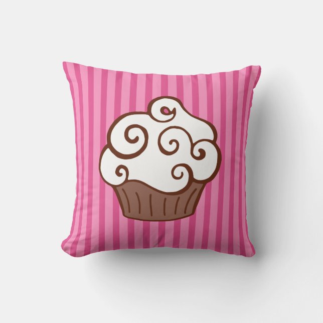 Vanilla Cupcake Pillow (Front)