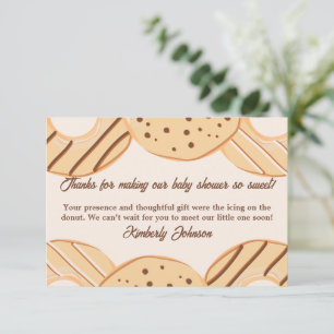 Vanilla Doughnut Delight Thank You Card