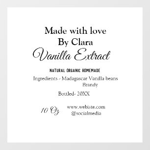 Vanilla extract homemade add ingredients weight de