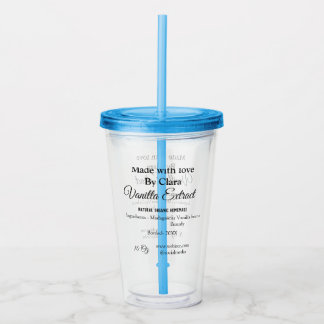 Vanilla extract homemade add ingredients weight de acrylic tumbler