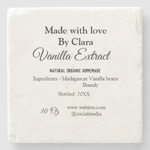 Vanilla extract homemade add ingredients weight de stone coaster