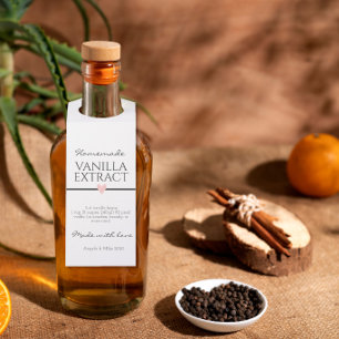 Vanilla Extract Label Bottle Tag