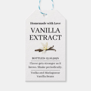 Vanilla Extract Modern Label Sticker VE101tag